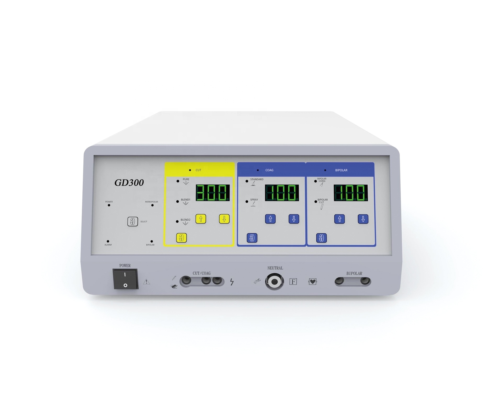 Medical Equipment Surgical High Frequency 300W Monopolar Bipolar Diathermy Machine Electrosurgical Unit For Oncology Orthopedics