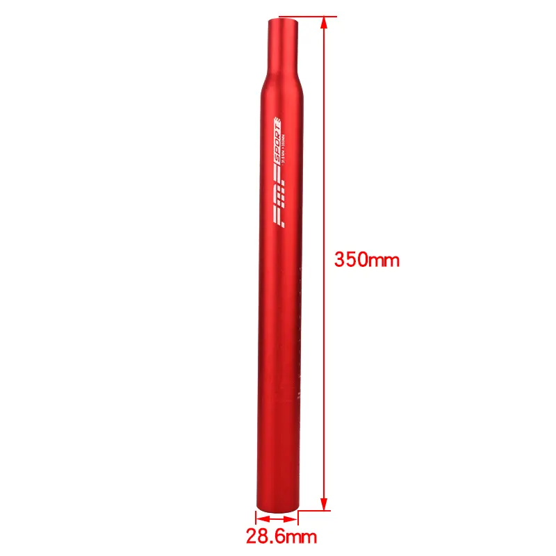 FMFXTR Bike Seat Post 28.6*350mm Aluminum Alloy Seatpost About 3mm Thickened Bike Seat Tube