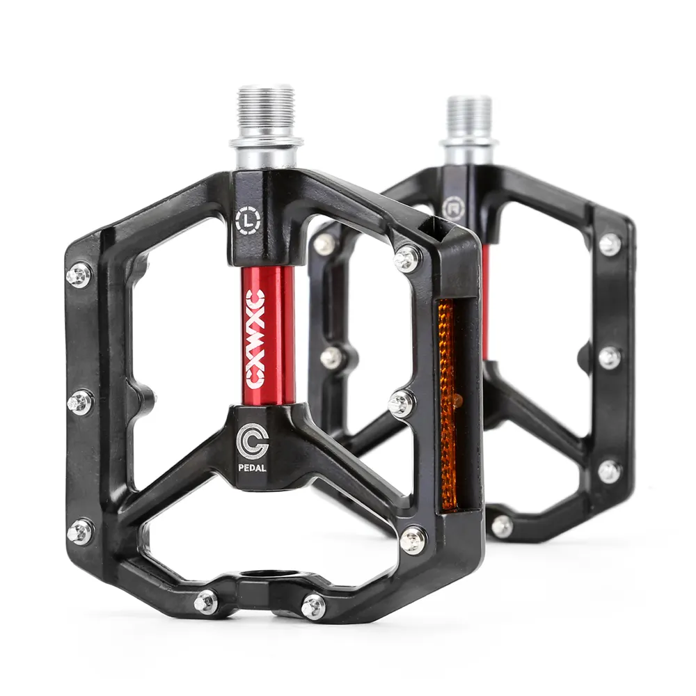 MTB Sealed Bearings Pedals Bicycle Mountain Bike Accessories Pedals Wide Platform Aluminum Bicycle Part Flat Bicycle Pedals