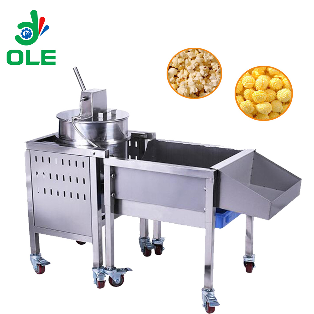High-Quality Automatic Ball Shape Popcorn Machine With Mixer