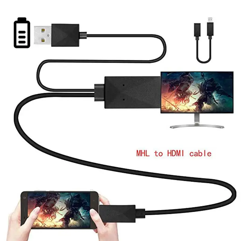 Micro USB MHL HDMI HDTV AV TV micro 5Pin 11Pin Cable Adapter For Android Smart Phones Samsung XiaoMi