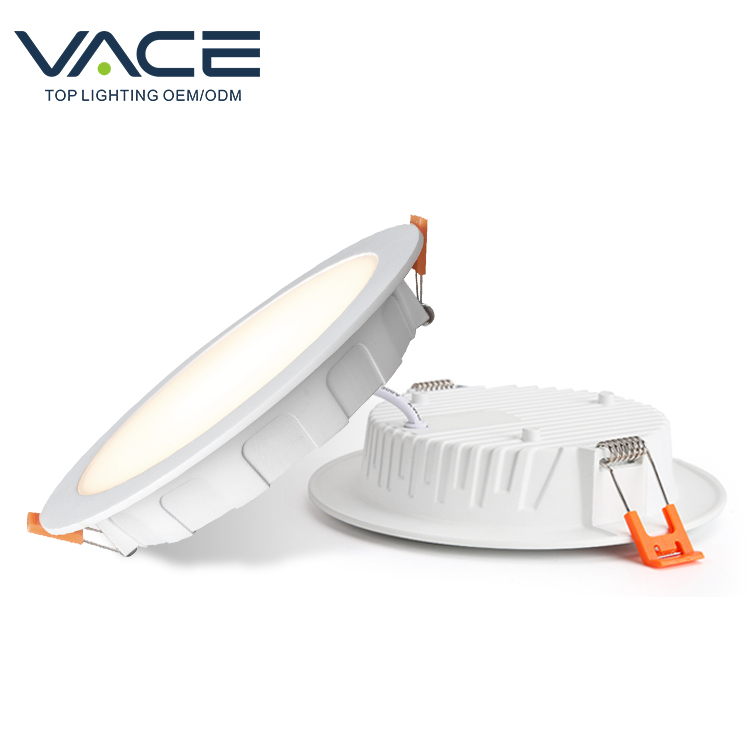 VACE горячая Распродажа внутренний пластиковый IP44 8 Вт 10 Вт 16 Вт 24 Вт Smd потолочный Встраиваемый светодиодный светильник
