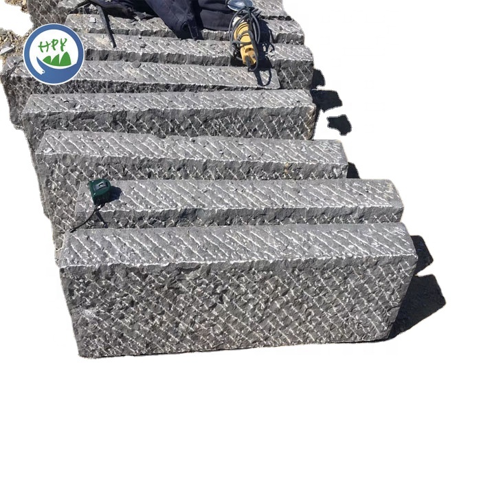 grinded limestone kerbs kerb stone chiseled bluestone curbs curbstone border road stone