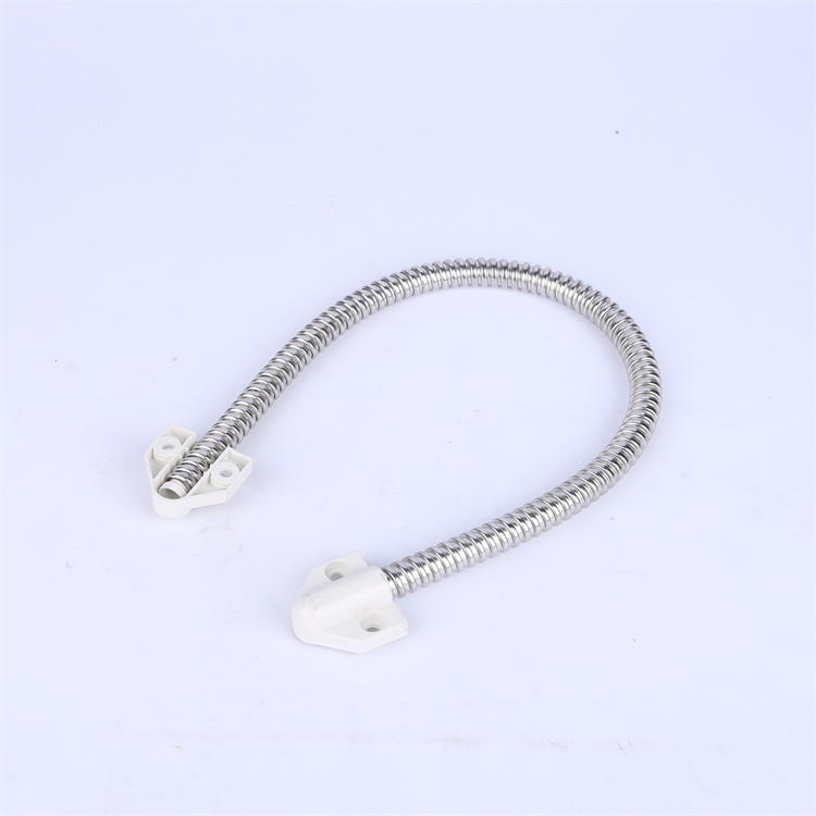 Access Control Armored Stainless Steel Wire Cable Door Loop For Exposed Mounting