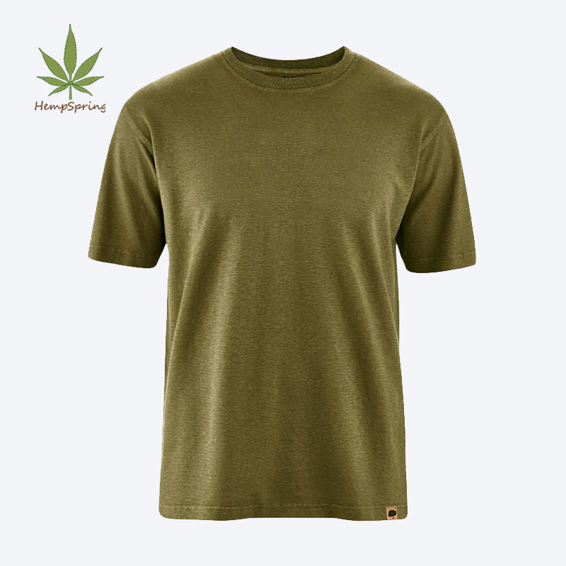 HempSpring простая футболка с круглым вырезом из конопляного органического хлопка, летняя мужская футболка с коротким рукавом из конопли, футболка из конопли