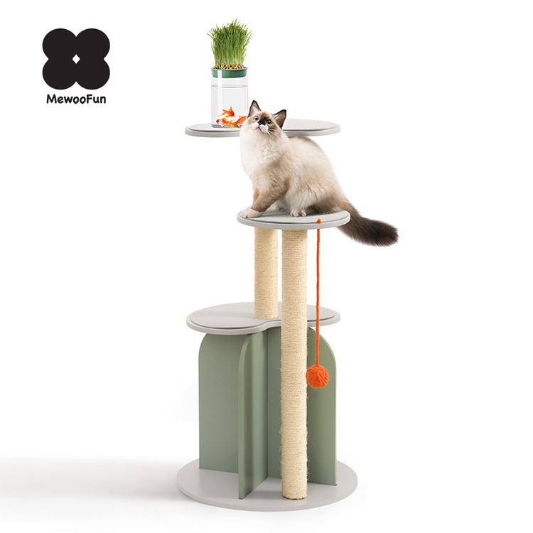 MewooFun оптовая продажа 2021, лидер продаж, Многоуровневое дерево для кошек, дерево для скалолазания