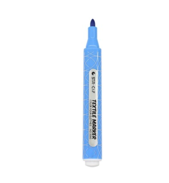 STA Star 3260 8 colors Fabric Markers Pens Set - Non Toxic, Indelible and Permanent Fine Point Textile Marker Pen for t shirt
