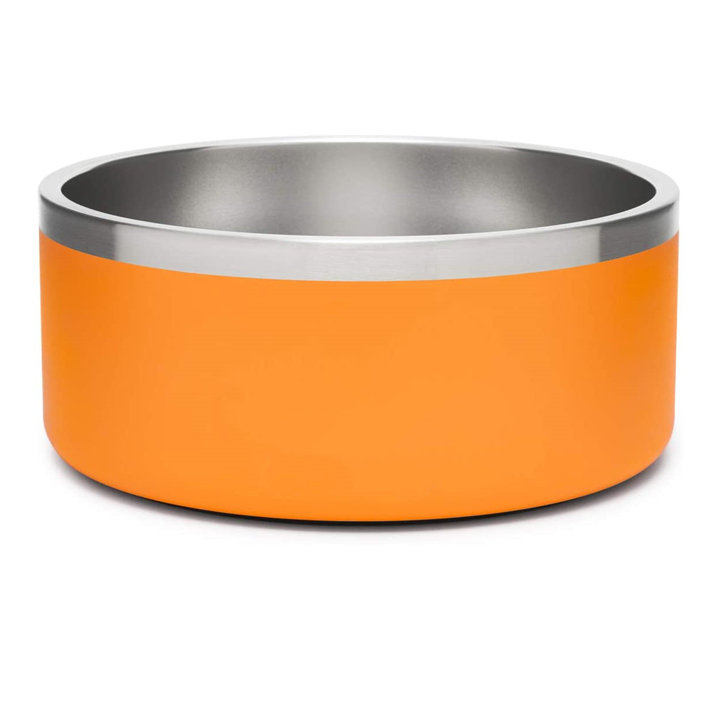 hot selling custom 32oz 64oz water double wall metal stainless steel food pet bowls for cats and dogs