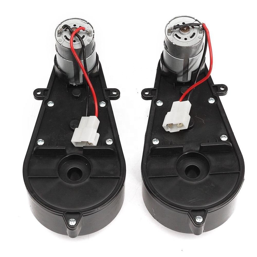 12V Мощность коробки передач и мотор для ездить на игрушки запчасти 1 пара для r/c гоночный автомобиль коробка передач автомобиля