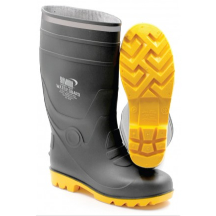 Kids shoes rain boots working pvc rain boots for safety