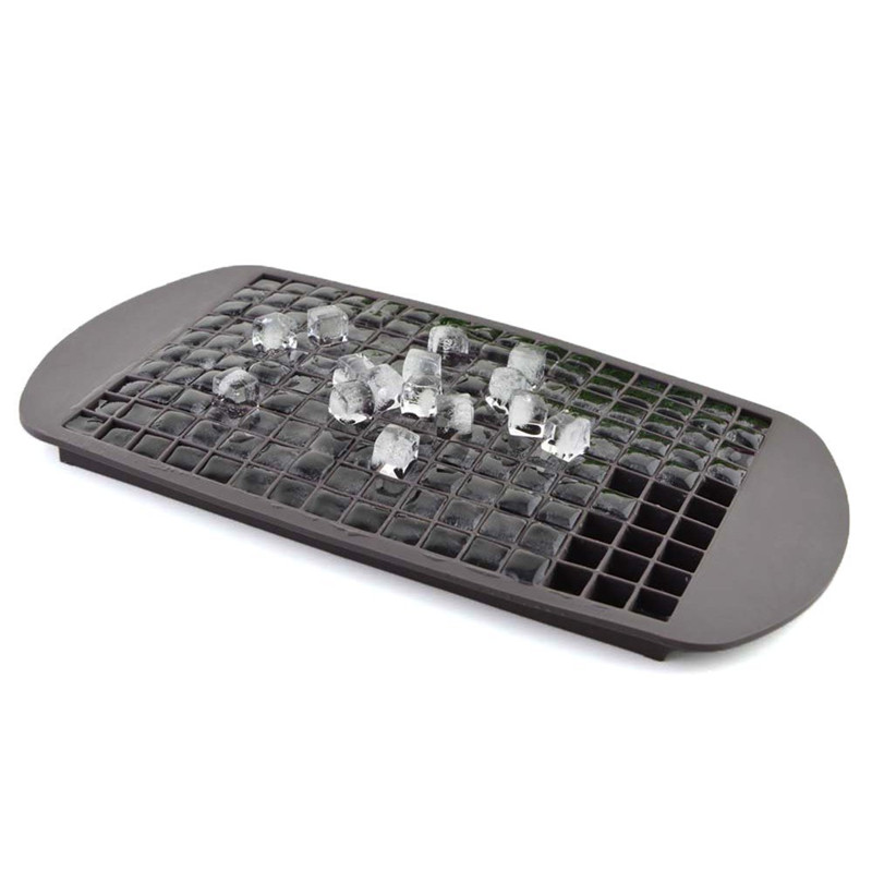 BPA Free Flexible Stackable 160 Grids Ice Cubes Tray Ice Cubes Mold Frozen Cube Bar Pudding Silicone Tray