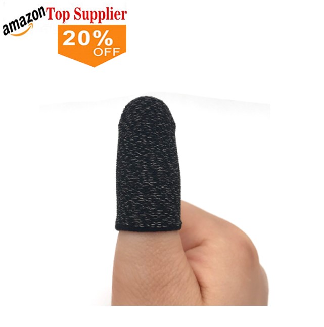 Amazon Лучшие Продавцы OEM производитель оптом перчатки для сенсорного экрана Мобильный игровой контроллер анти-пот серебро волокна палец