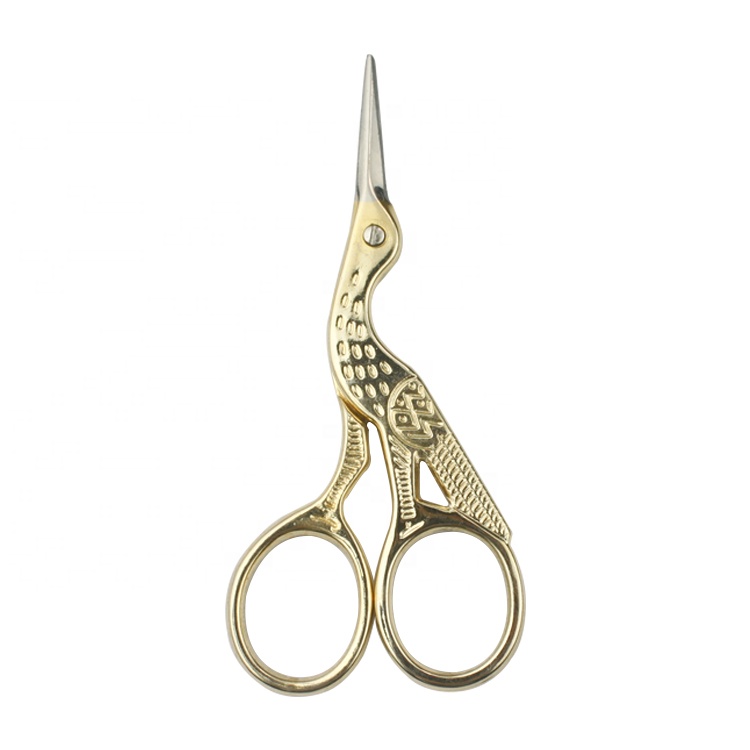 S3-3036 Classic Crane Design Sewing Scissors For Embroider Craft Needle Work Scissors