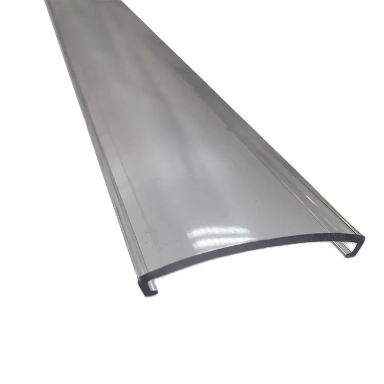 OEM Aluminium LED Plastic Cover Extrusion Profile For LED Strip Light