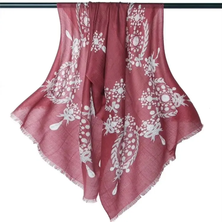 Women Scarf Popular Best-selling Jacquard Comouflage Woven Scarf For Women