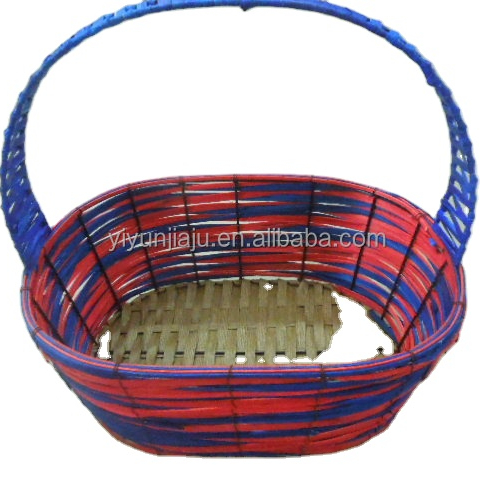 CF378- Chinese Colorful Home Usage Willow Basket