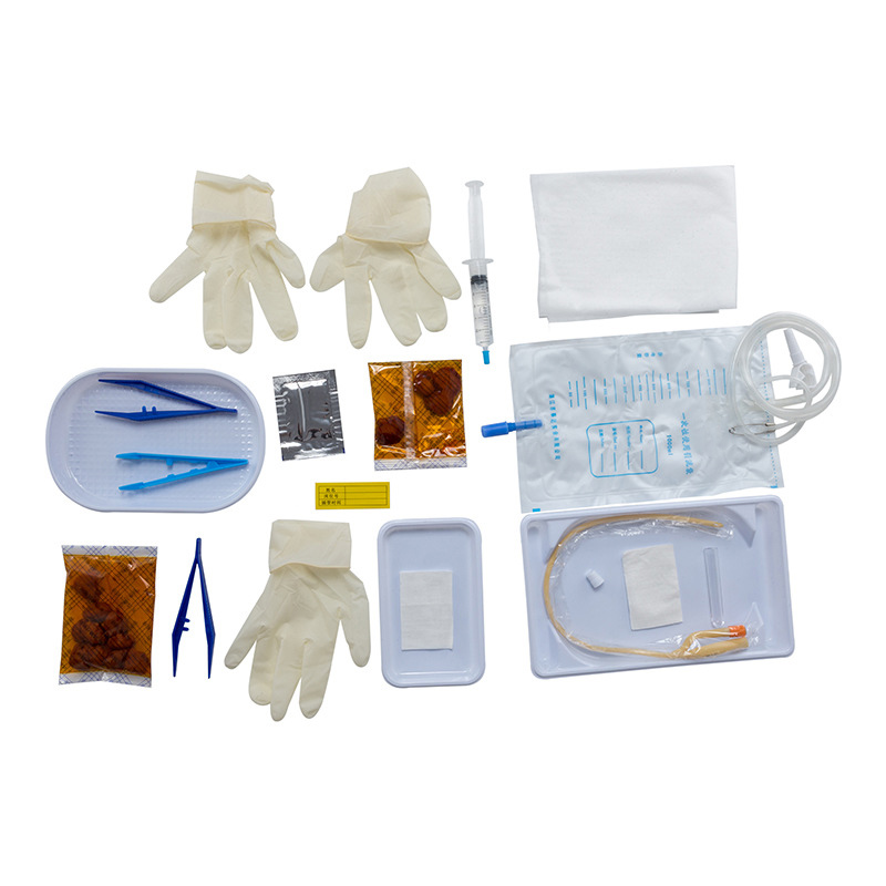 Medical Disposable Sterile Catheterization kit disposable Urethral Catheter Tray Foley catheter