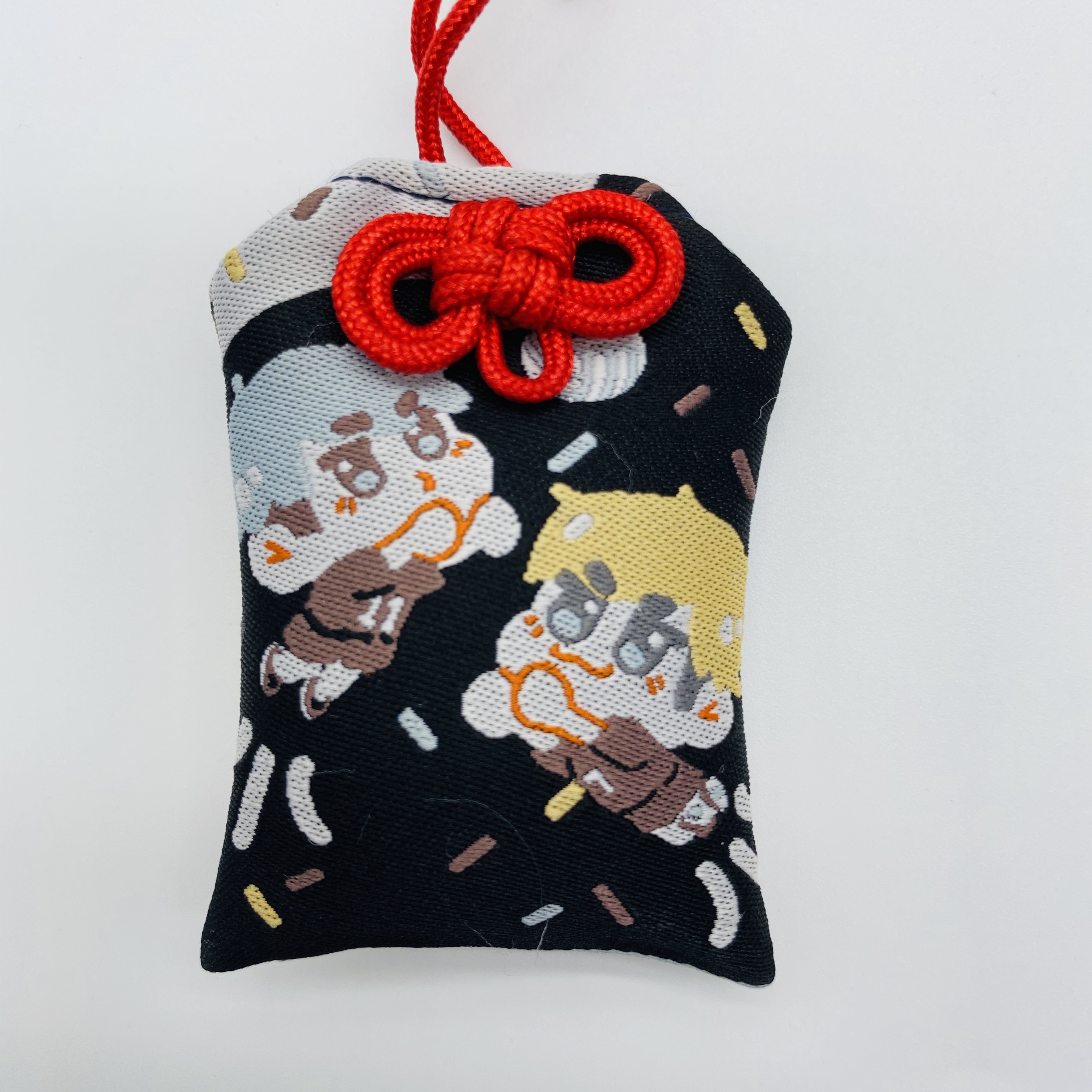 Cartoon Japan omamori Lucky bag Keychainr Bag Charm Omamori Couple Gift