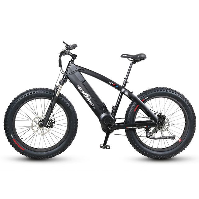 Sobowo Q7-6-1 мощный средний привод Fat Tire Электрический велосипед 1000 Вт