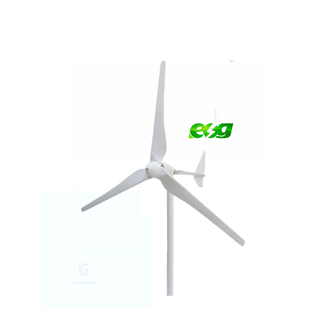 High quality 1kw vertical wind turbine for hybrid wind solar system