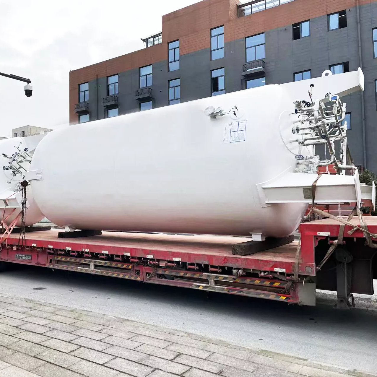NUZHUO-LNG Storage Tank, Industrial Cryogenic Tank, Horizontal LNG, 20 m3