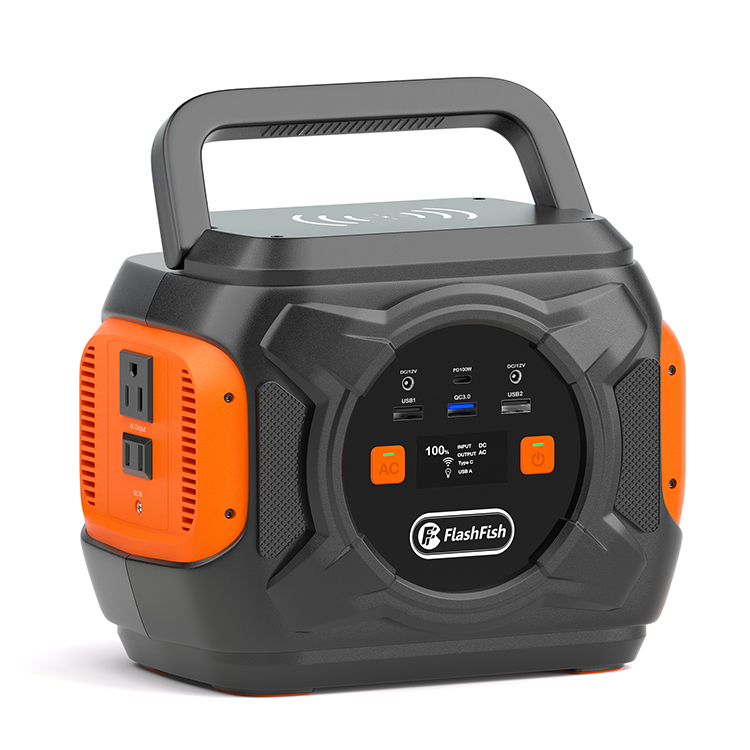 High power High capacity lithium battery solar generator 292wh portable power station built-in pure sine wave inverter