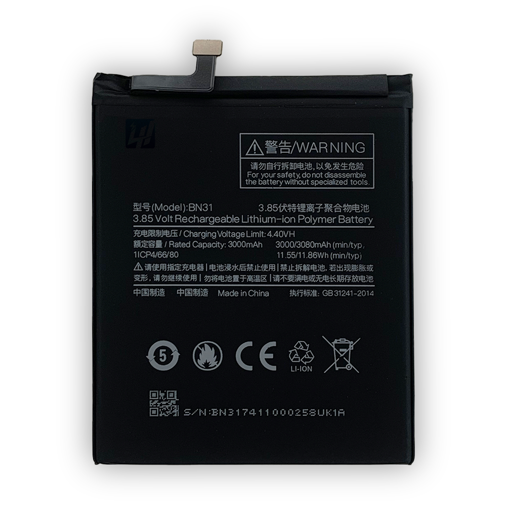 100% zero cycle High quality original capacity battery for Xiaomi Redmi Y1 Lite Redmi 5A Pro OEM BN31