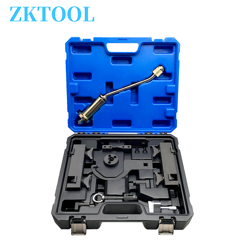 Набор инструментов ZKTOOL для выравнивания распредвала, 14 предметов, подходит для Land Rover Range Rover Sport Jaguar V8 5,0 L V6 3.0L, цилиндрический двигатель