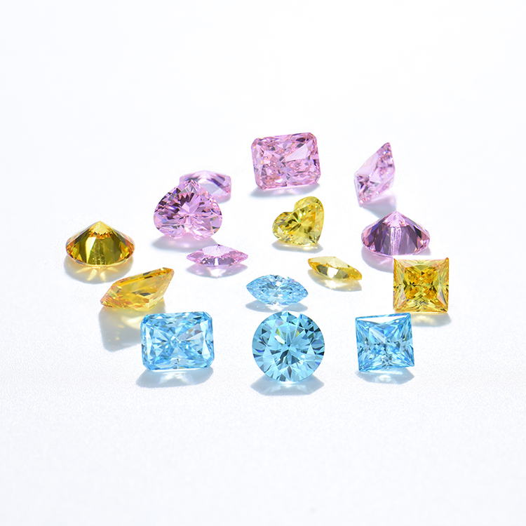 High Quality All Kinds Of Colors And Shapes Synthetic CZ Gemstones 5A+ Zircon Cubic Zirconia