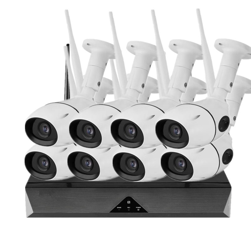 2020 Новые беспроводной 8-канальный cctv камера системы для использования вне помещений IP66 ip камеры