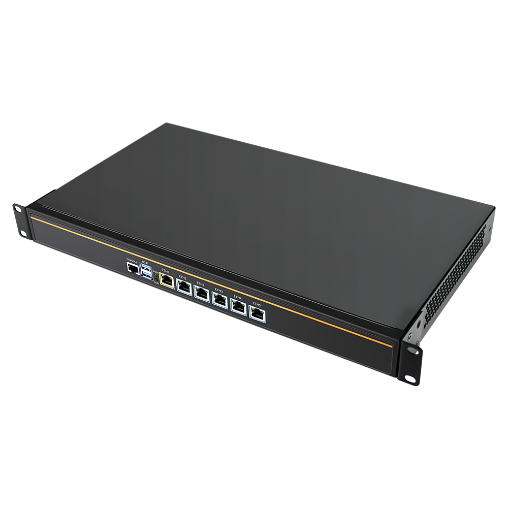 Самый дешевый c eleron J4125 pfsense, мини-ПК брандмауэр маршрутизатор 6 * i225-V B3 2,5G LAN порт gigabit ethernet nic вентилятор barebone 1 * Слот для sim-карты
