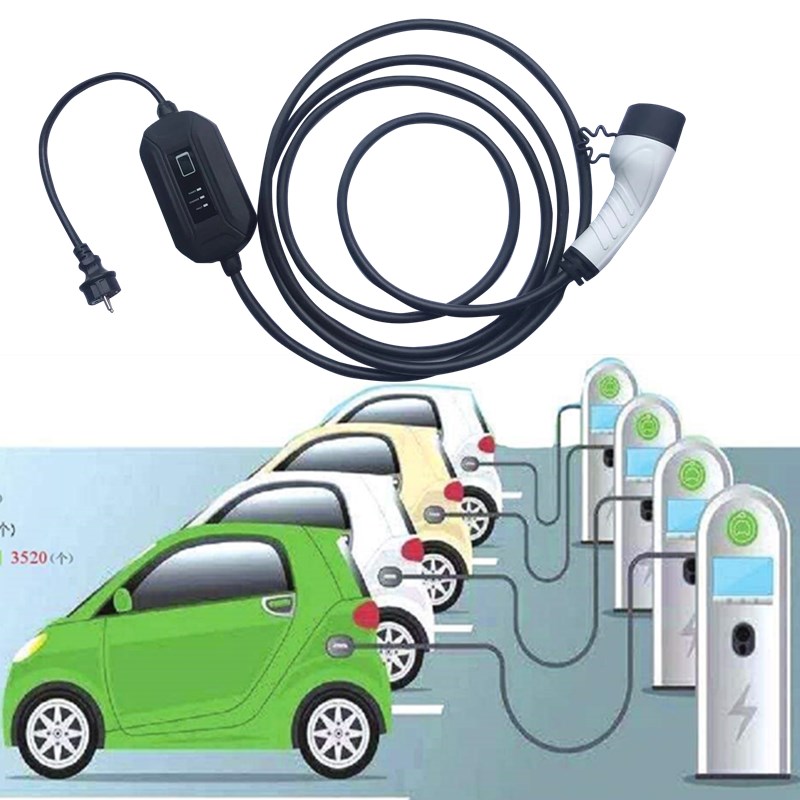 16 А уличный EV Быстрый EVSE тип 1 EV зарядный кабель j1772 NEMA штекер удлинитель