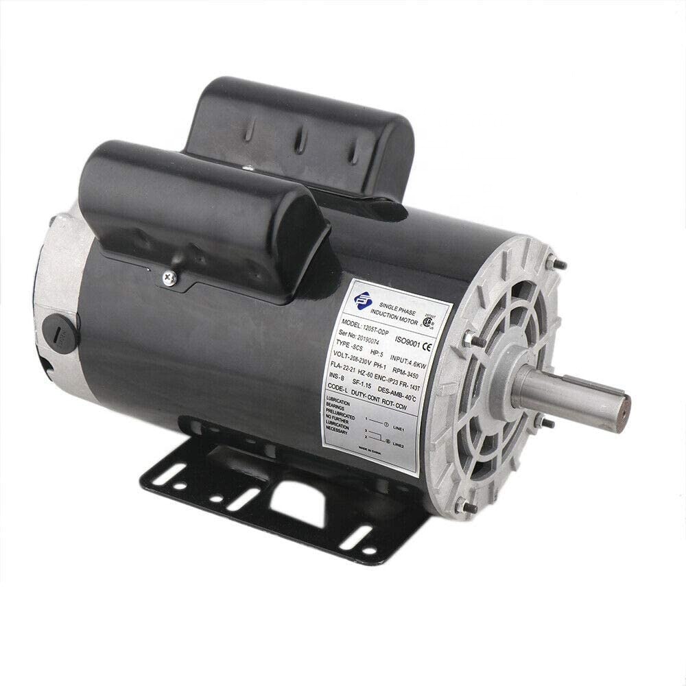 Однофазный двигатель компрессора переменного тока Nema ODP 3 hp SPL 3450 об/мин