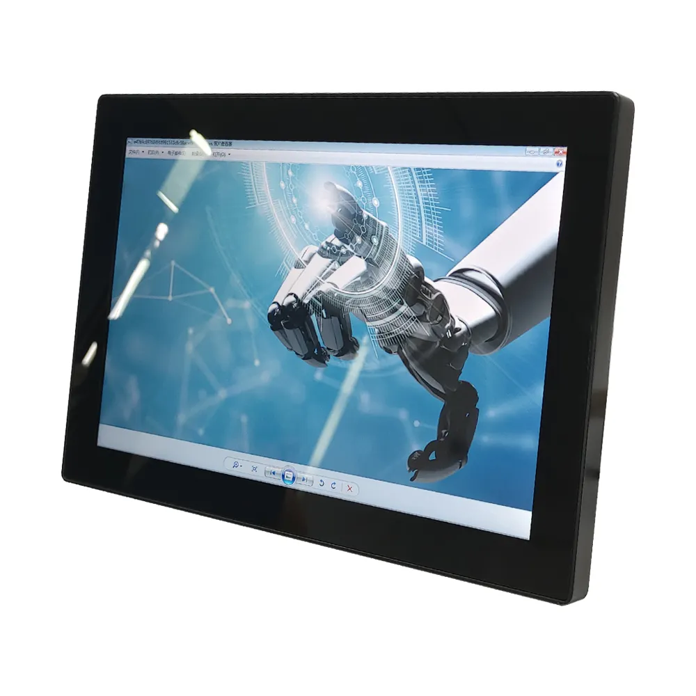 Custom OEM Capacitive High Reliability HD TFT IPS Open Frame Rugged Panel Mount Display Industrial LCD Touch Screen Monitor