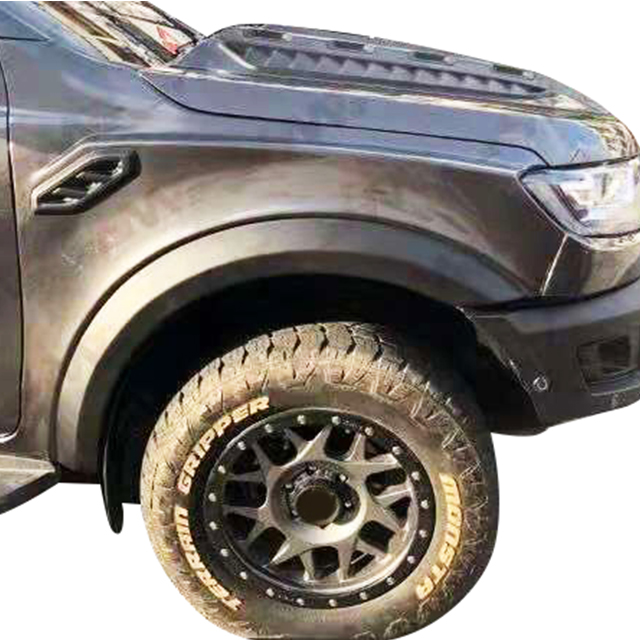 Pick up 4X4 автомобильные аксессуары 4 шт гладкие Fender Flare для подобрать 4X4 автомобильные аксессуары 4 шт гладкие Fender Flare Raptor T6 T7 2015