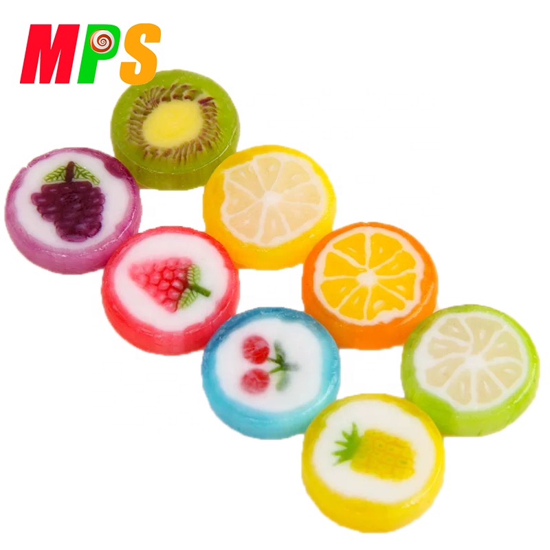 Декоративные жесткие мини-конфеты с фруктами