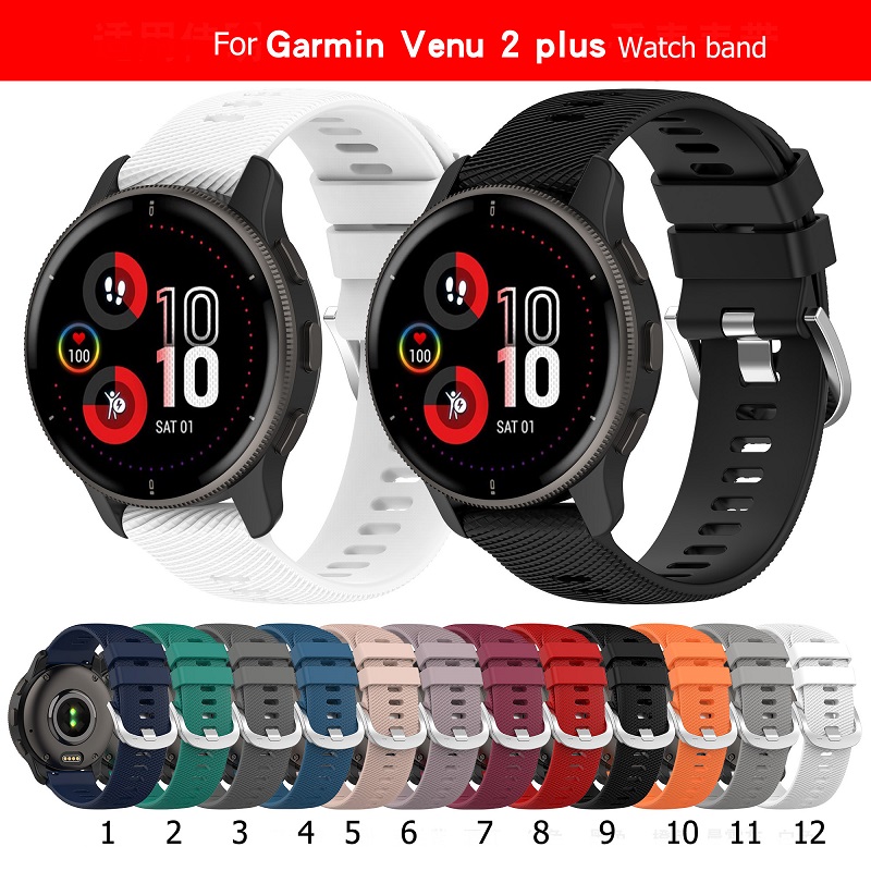 Высокое качество силиконовый ремешок для часов Garmin Fenix 7/фотоаппаратов моментальной печати 7S/7X 20 мм силиконовый ремешок для часов Garmin подход S40 Вену кв Вену 2 plus