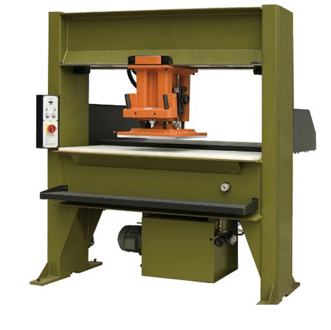 High quality Travelling moving head hydraulic cutting machine for face mask
