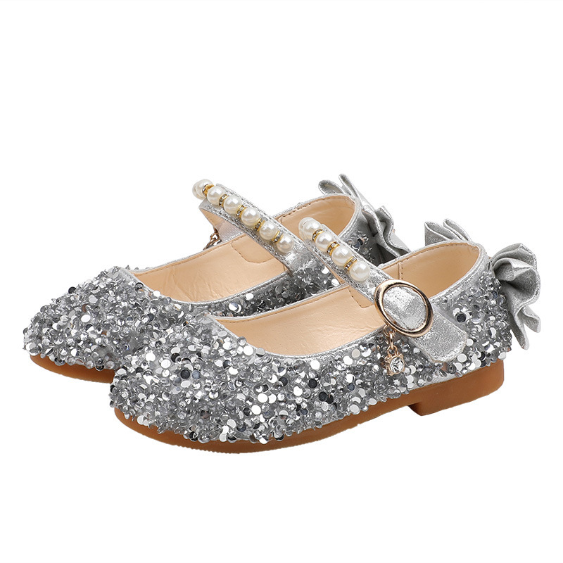 2021 China Princess Sparkle Cute Baby Girls Dress Shoes Diamond Performance Shoes