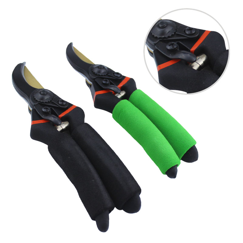 Hand Tools Scissors With Sponge Handle Garden Pruning Shears