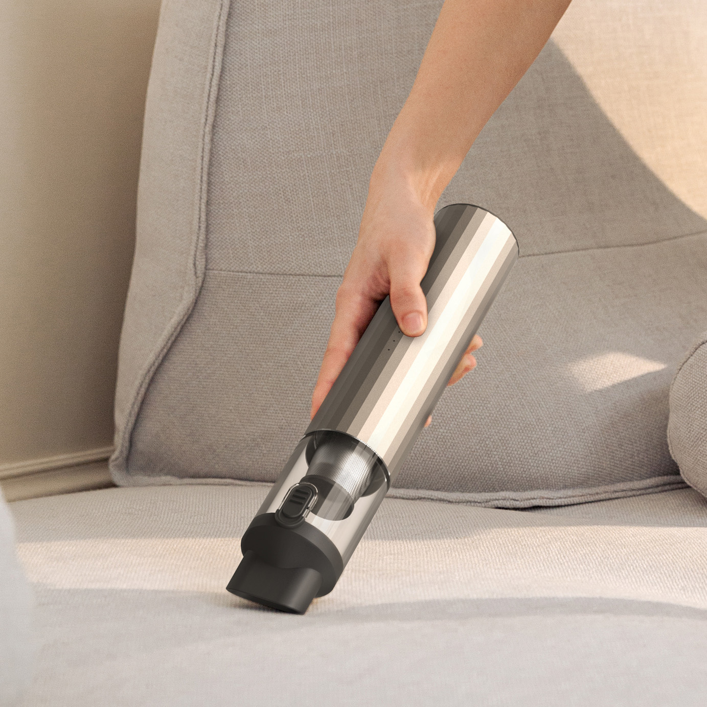 High Suction 15000pa Wireless Car Vacuum Cleaner Mini Portable with Handheld