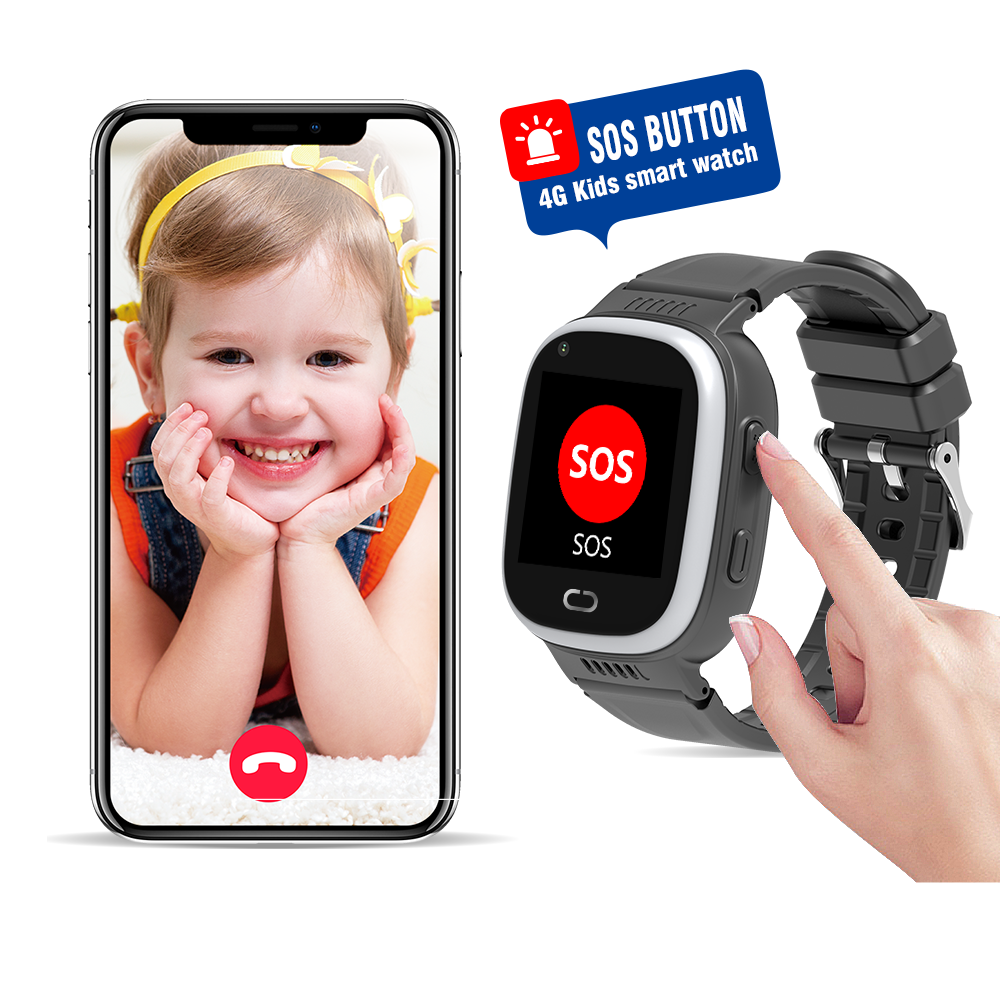 Умные часы 4G, родительский контроль, Детские умные часы с функцией безопасности и коммуникации
