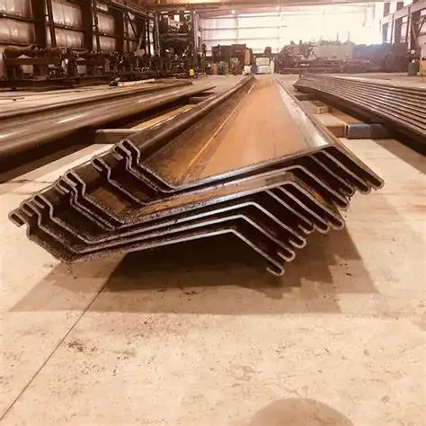 Factory price 12m Length Z type steel sheet piling piles supplier with S355GP S430GP