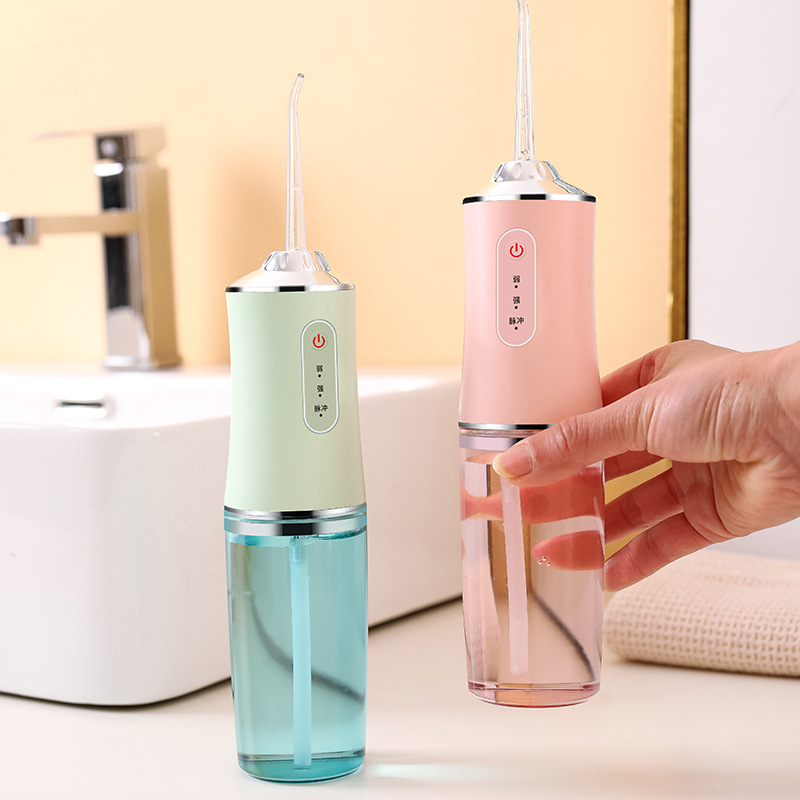 Water Flosser 3-Modes IPX7 Waterproof Water Dental Flossing with 4 Jet Tips For Home
