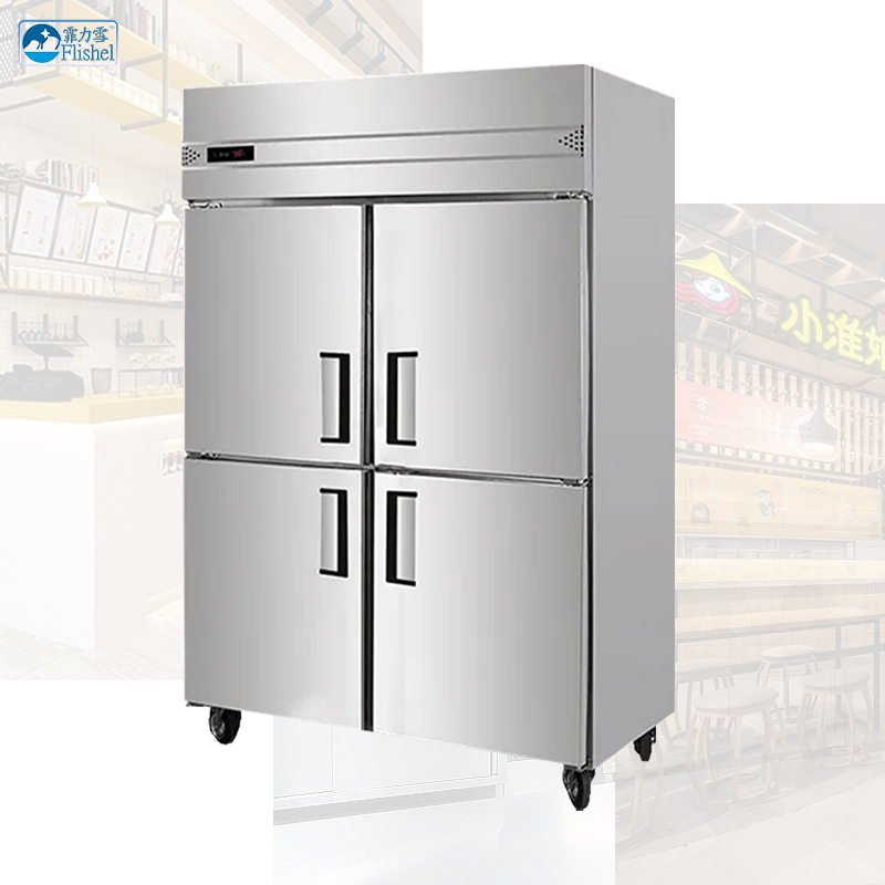 No Frost Kitchen Freezers Refrigeration Equipment 50 50 Refrigerator Freezer Stainless Steel Deep Fridge