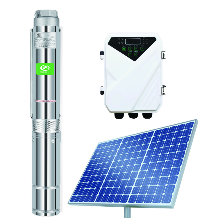 head 100 meter deep well pump solar water pump agriculture