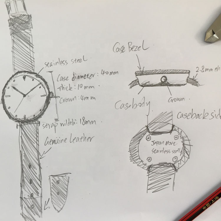 Создайте собственную электронную футболку часы бренда на kickstarter