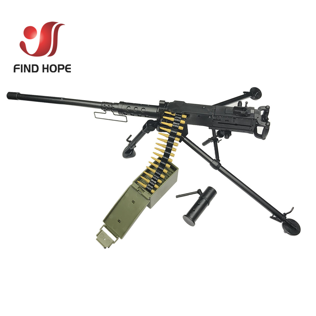 1/6 строительный пистолет Browning M2, военная Сборная модель, игрушки, пазлы, Строительные кирпичи, Игрушечная модель для экшн-фигурки