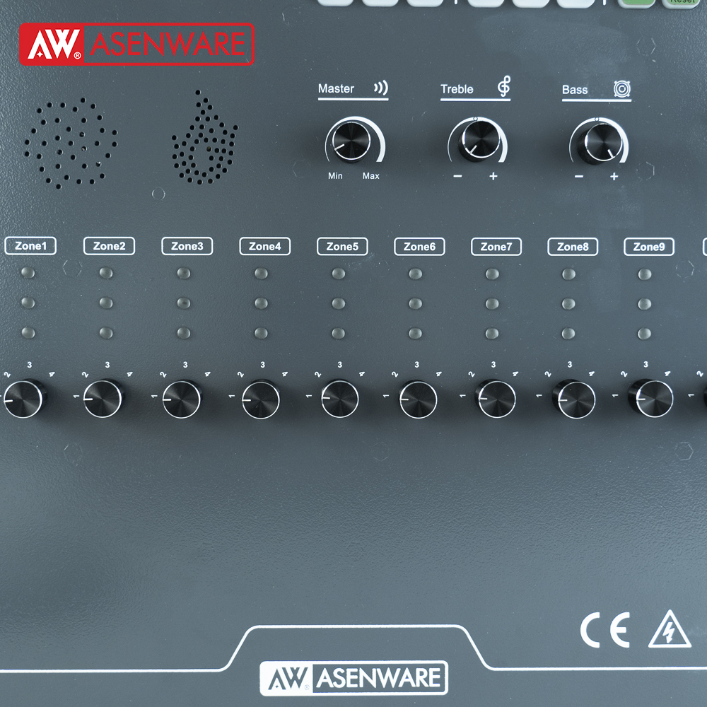 Asenware pa system indoor speaker fire alarm voice evacuation system for office building