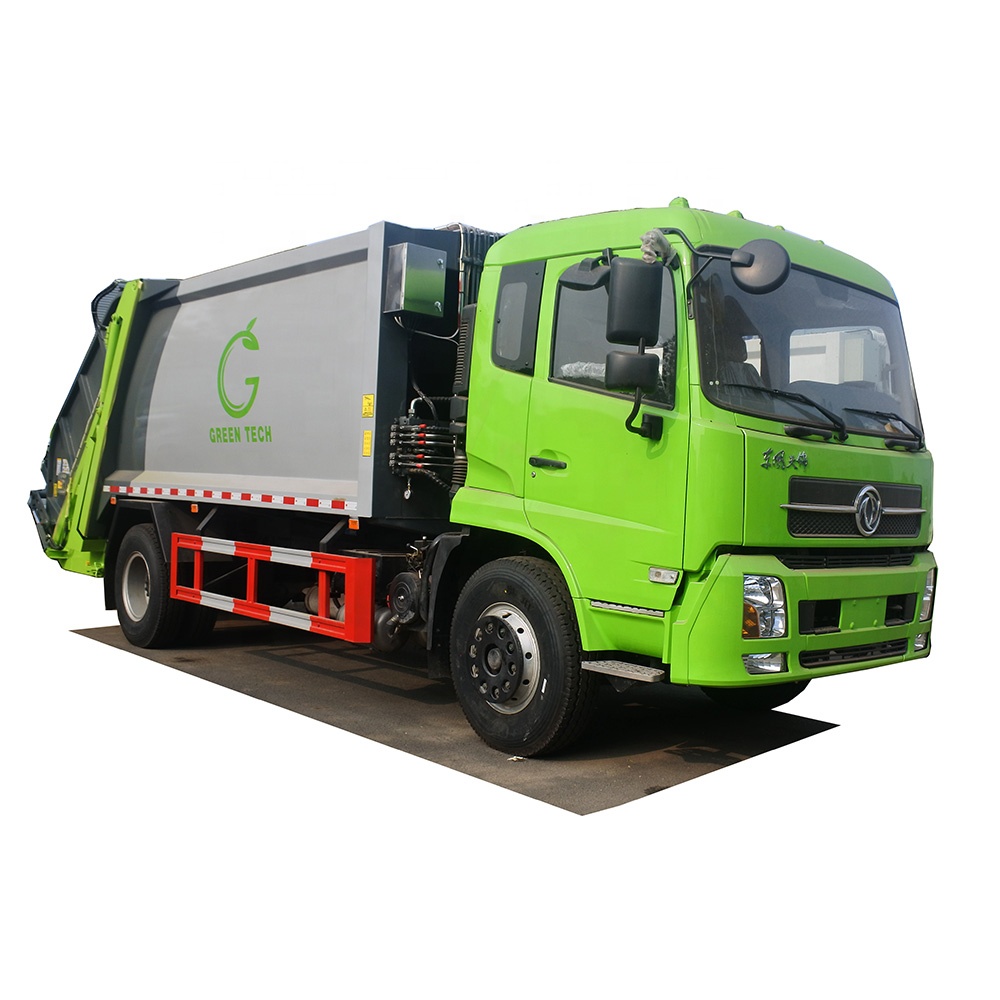 Dongfeng High-end CAN contro l уплотнитель мусора 14000 L уплотненный мусоровоз для Sa l e